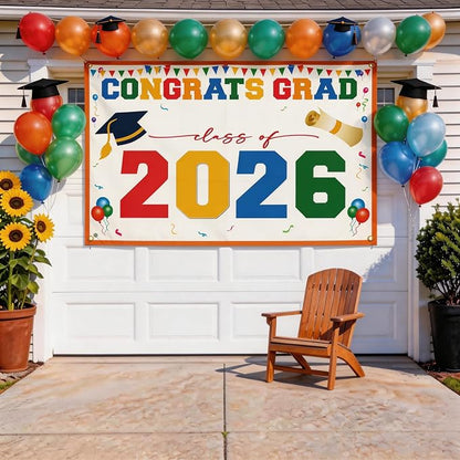 Class of 2026 Graduation Banner 47x67" - Image 2