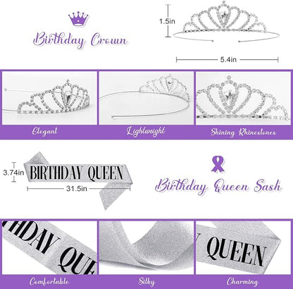 Amandir Purple Birthday Decorations - Image 4