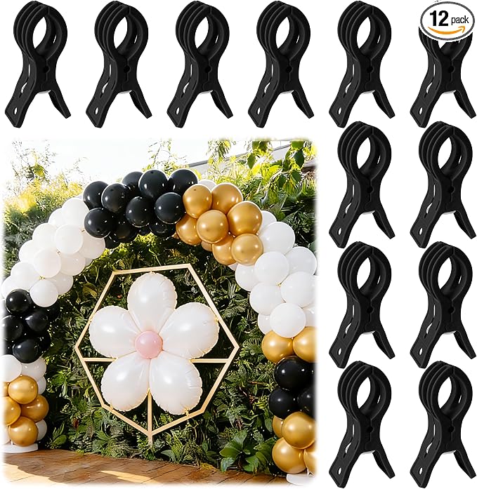 PUGPIU 12 Pack Balloon Arch Clips by Unknown