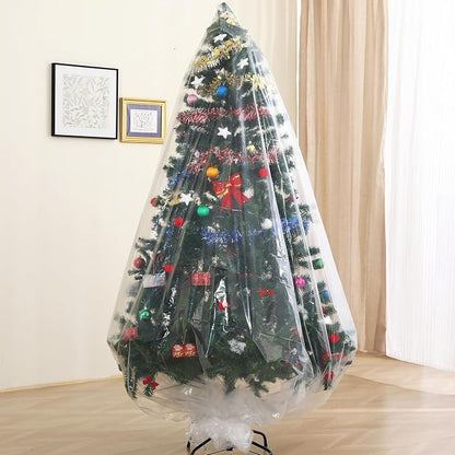 Christmas Tree Disposal Bag, Jumbo Heavy Duty Plastic Xmas Tree Removal Bag by Liyaomix