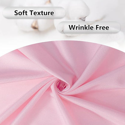 Pink Backdrop Curtain for Parties Rod Pocket Pink Curtains Photography Backdrop - Image 5