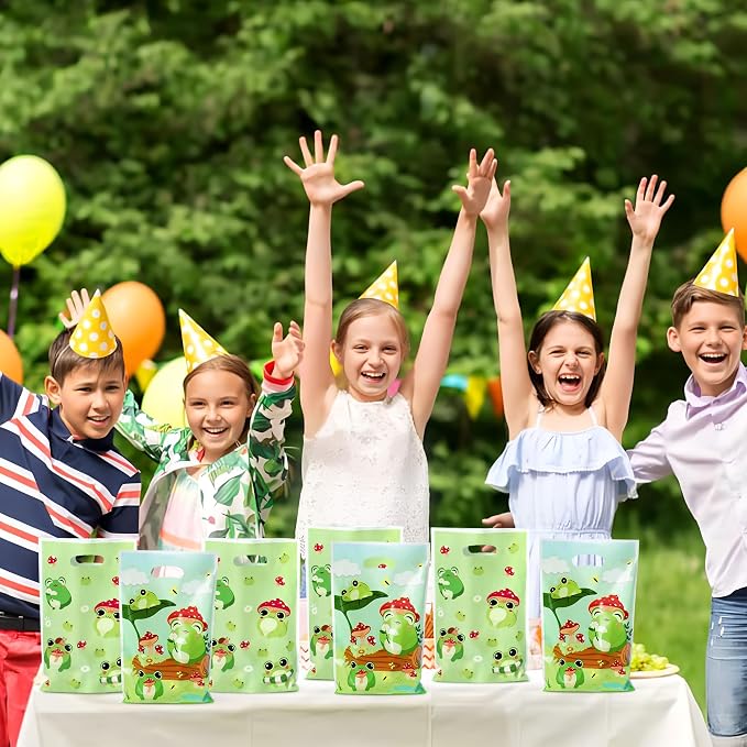 ANGOLIO Frog Party Favor Bags - Image 7