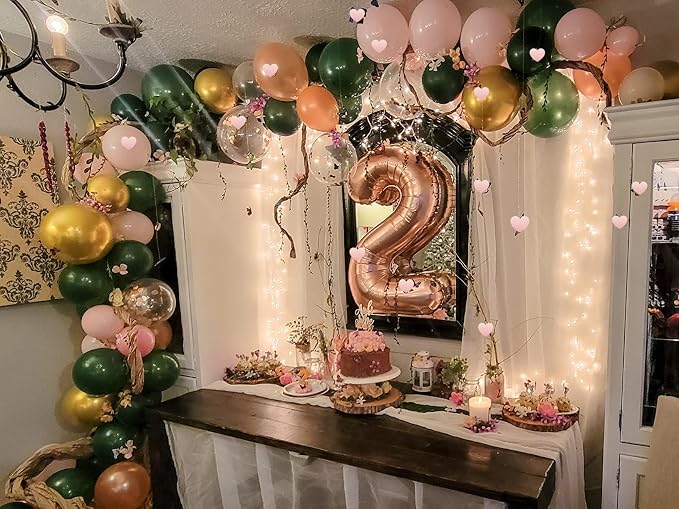 Number Balloons 2 Balloon 40 inch Rose Gold - Image 2
