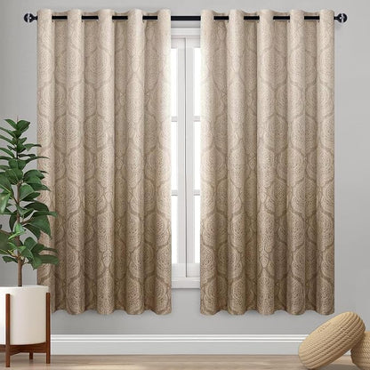 DWCN Ombre Blackout Curtains for Living Room by DWCN