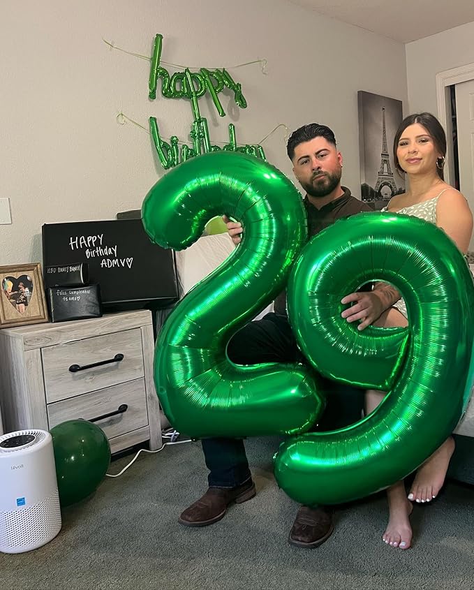 Green Number 50 Balloon 40 Inch - Image 2