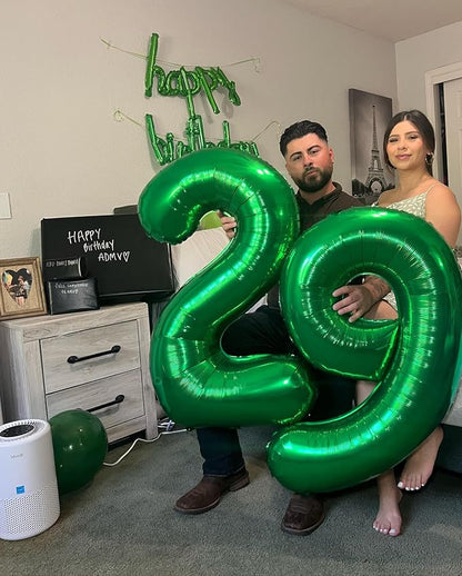 Green Number 50 Balloon 40 Inch - Image 2