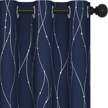 Deconovo Living Room Curtains 72 Inches Long, Thermal Insulated, Room Darkening by Unknown
