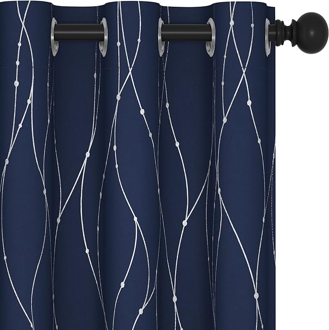 Deconovo Living Room Curtains 84 Inches Long, Thermal Insulated, Room Darkening by Unknown