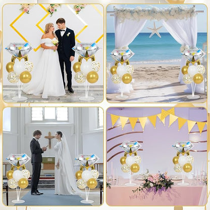 Engagement Party Balloons Stand Kit 2 Sets - Image 7