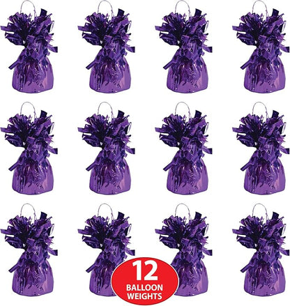 Beistle Metallic Wrapped Balloon Weight – 12 Pack, Party Decoration Accessories - Image 4