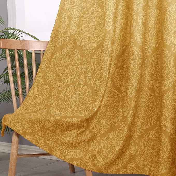 DWCN Ombre Blackout Curtains for Living Room - Image 3