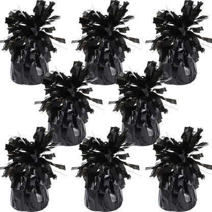 8 Pcs Black Metallic Balloon Weights Holder Anchors Balloon Holder Weights by ZCYSRLQIN