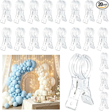 20 Pcs Balloon Arch Clips by Elfbello