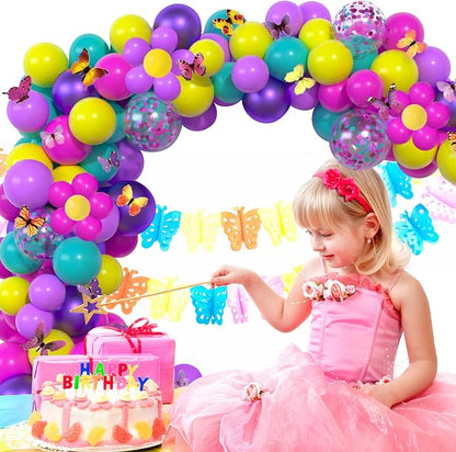 Pink Blue Purple Balloon - Image 3