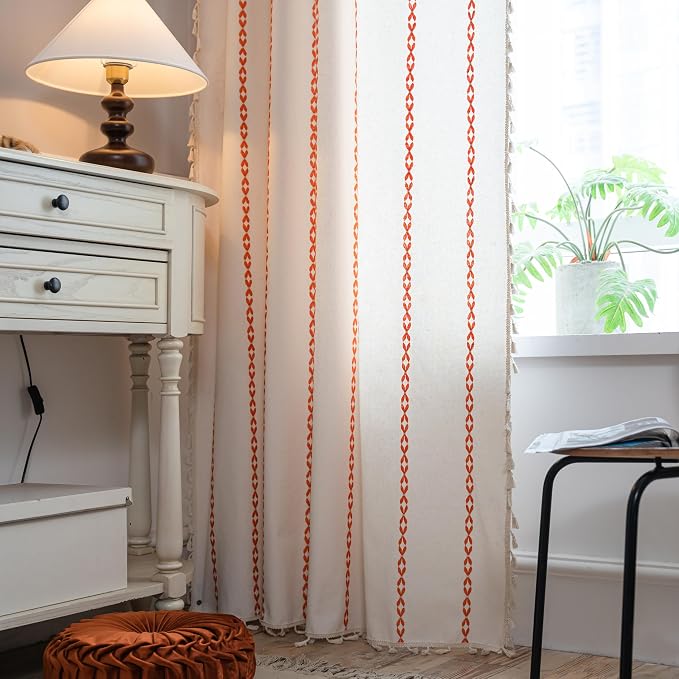Sutuo Home Boho Curtains 96 inches - Image 5