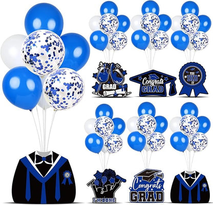 6 Sets 2026 Graduation Balloon Stand Kit by Unknown