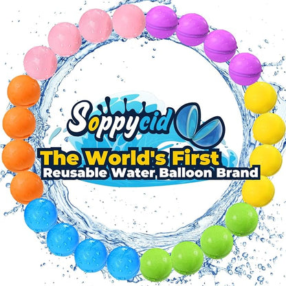 Reusable Water Balloons 24PCS by WhereKidsLearnThroughPlay