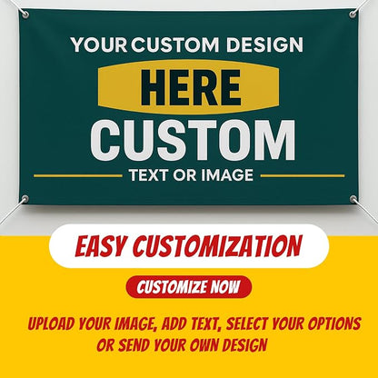 Custom Vinyl Banner with 150+ Sizes – Personalized Outdoor or Indoor Sign – Any - Image 3