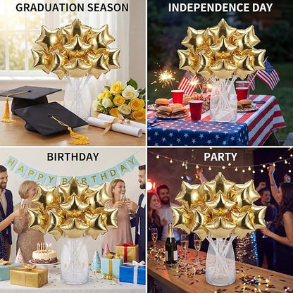 30 Pcs Mini Star Self Inflatable Balloons Bulk - Image 7