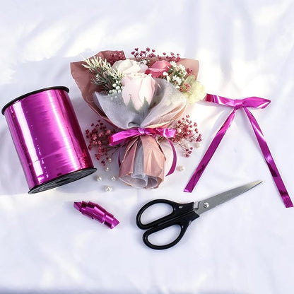 TONIFUL 250 Yards Shiny Pink Curling Ribbon 10mm Wide Balloon String | Pink - Image 4