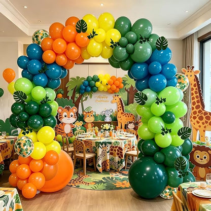142pcs Dinosaur Balloon Arch Kit, Birthday Shower Party Decor - Image 3