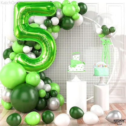 KatchOn Light Green 5 Balloon Numbers, 40 Inch | Balloons - Image 3
