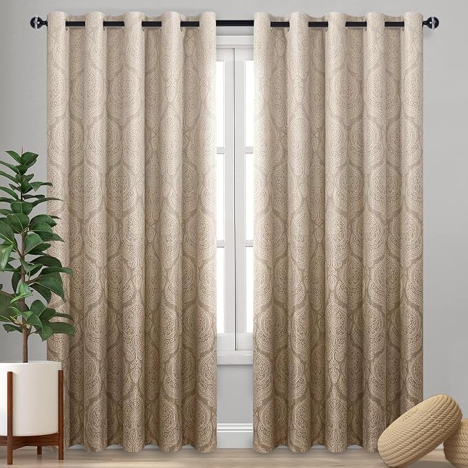 DWCN Ombre Blackout Curtains 84 Inch Length by DWCN