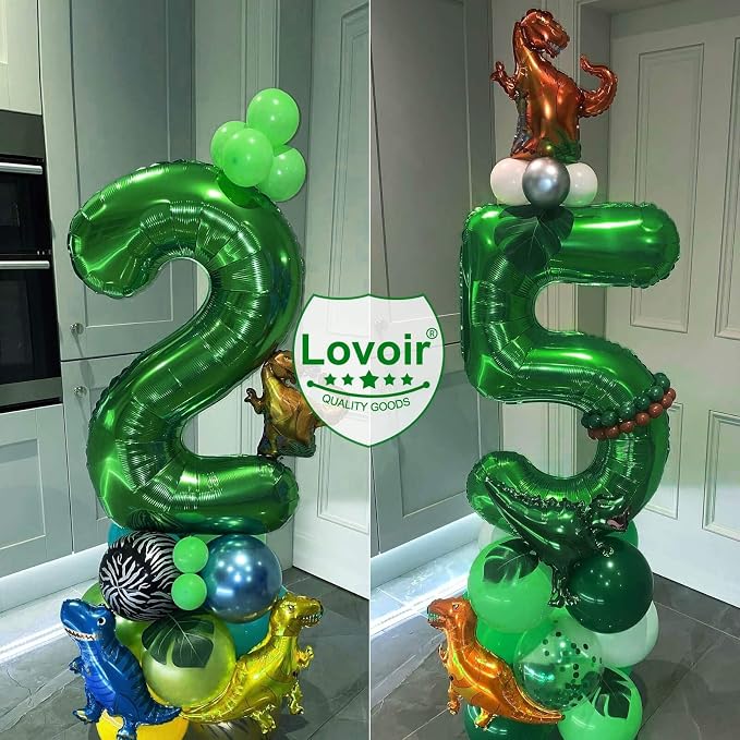 Dark Green 13 Number Balloons, 40 Inch Giant Number 13 Balloons Foil Mylar - Image 4