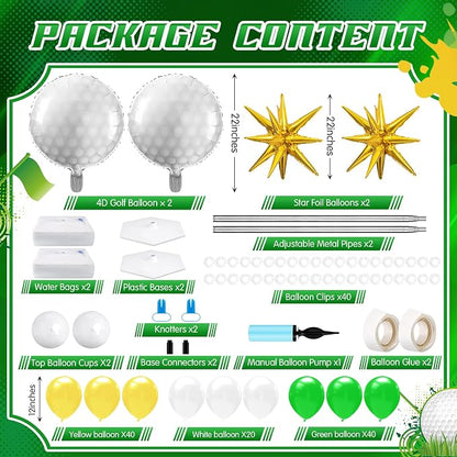Kasyat 2 Sets Golf Balloon Column Stand Kit - Image 2