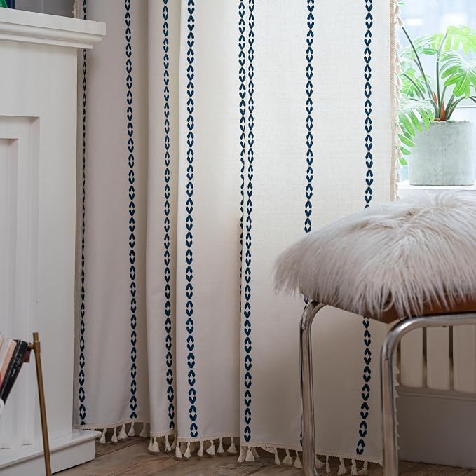 Sutuo Home Boho Curtains 108 inches - Image 6