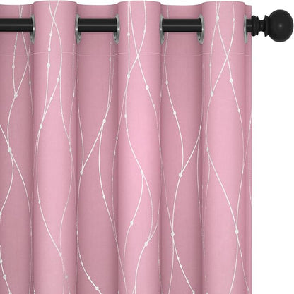 Deconovo Living Room Curtains 45 Inches Long, Thermal Insulated, Room Darkening by Unknown