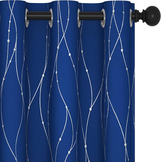 Deconovo Living Room Curtains 72 Inches Long, Thermal Insulated, Room Darkening by Unknown