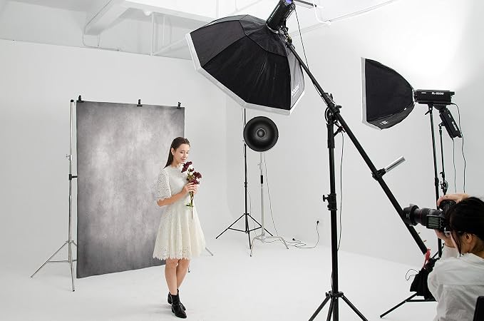 Kate 5x7ft Vintage Backdrops Abstract Grey Portrait Photo Backdrop - Image 5
