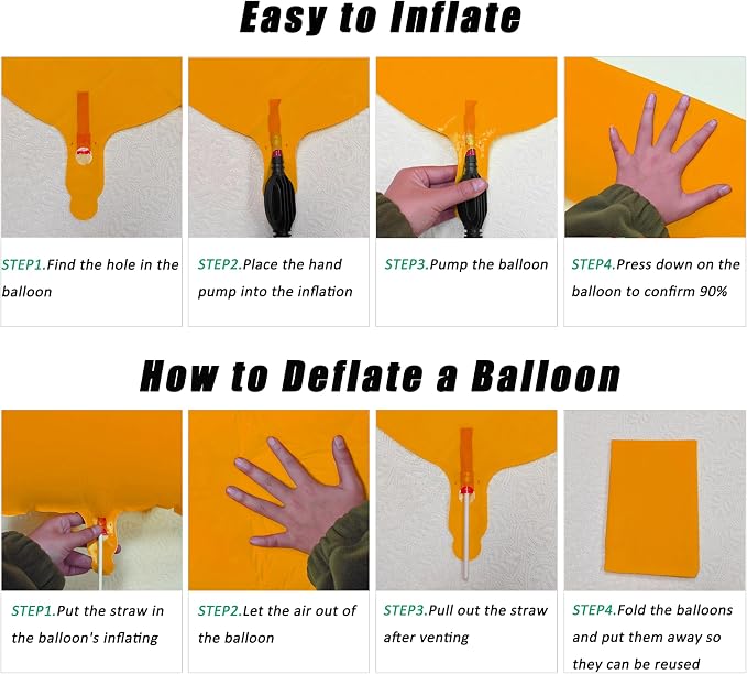 Orange Birthday Number 4 Balloon 40 inch Fluorescent Orange Number 4 | Helium - Image 3