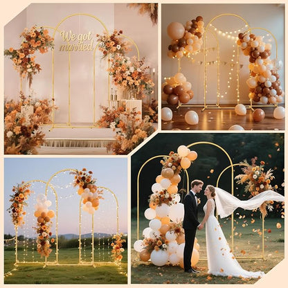 3 Pack Metal Arch Backdrop Stand Balloon Arbor Frame | Party Arch Stands - Image 6