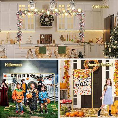 8.2 FT Wedding Arch Square Backdrop Stand Extra Clamps to Table Rod Frame | - Image 3