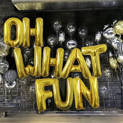 Letter Balloons Gold Party Balloon - Image 4
