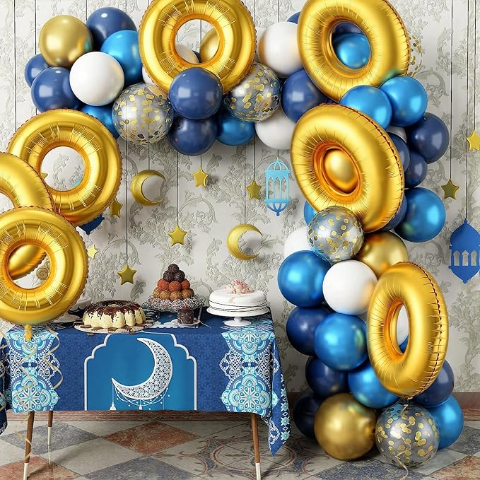 Cartoon Hedgehog Balloon 6pcs Gold Ring Birthday Party Balloon - Image 5