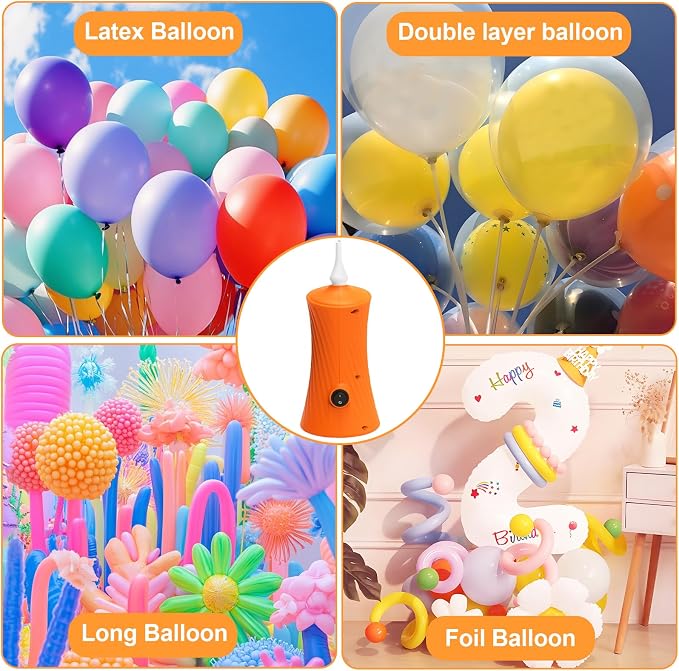 Balloon Pump Electric Air Balloon Pump Balloon Inflator - Image 3