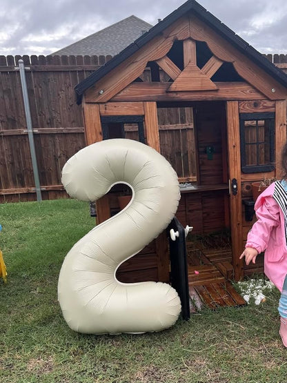 40 Inch Cream Number 5 Balloon Birthday Party Decorations - Image 9
