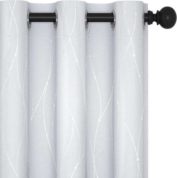 Deconovo Living Room Curtains 95 Inches Long, Thermal Insulated, Room Darkening by Unknown