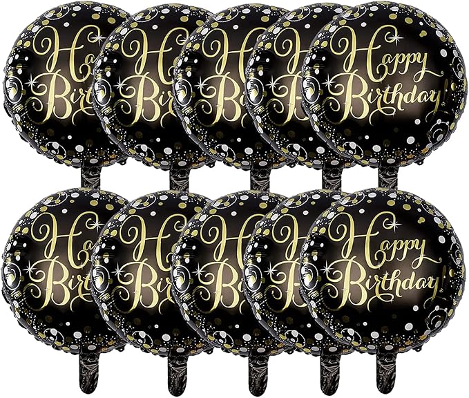 10 Pcs Happy Birthday Balloons - Image 2
