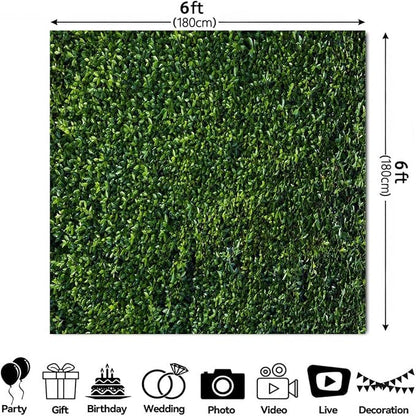 Nature Spring 3D Green Leaves Theme Photo Background Wedding Birthday Party - Image 2