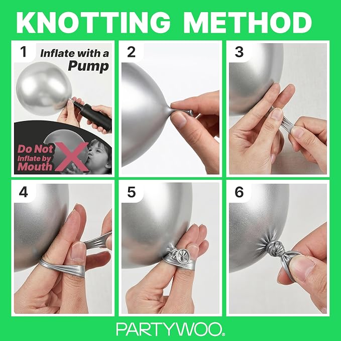 PartyWoo Green Balloons 85pcs Different Sizes of 18 12 10 5 Inch | Balloons - Image 7