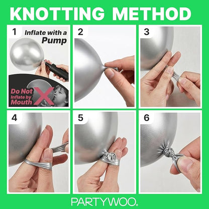 PartyWoo Green Balloons 85pcs Different Sizes of 18 12 10 5 Inch | Balloons - Image 7