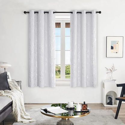 Deconovo Living Room Curtains 54 Inches Long, Thermal Insulated, Room Darkening - Image 2
