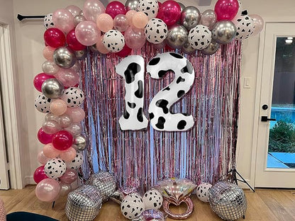 Cow Print 5 Balloon - Image 4