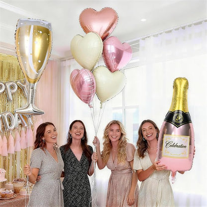 Champagne Balloons, Bachelorette Party Balloons - Image 4