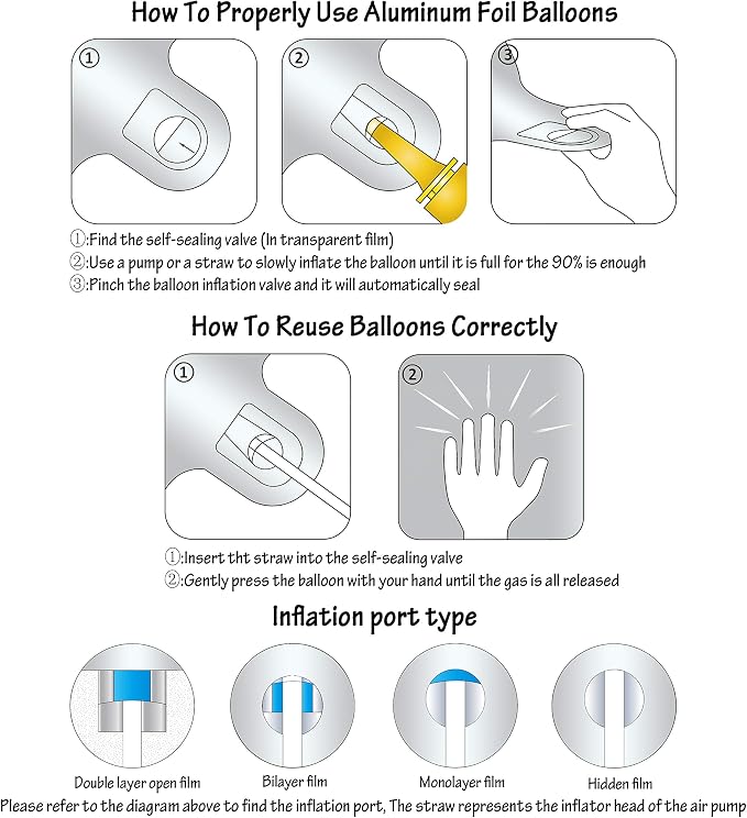Letter Balloons 40 Inch Giant Jumbo Helium Foil Mylar Silver I | - Image 3