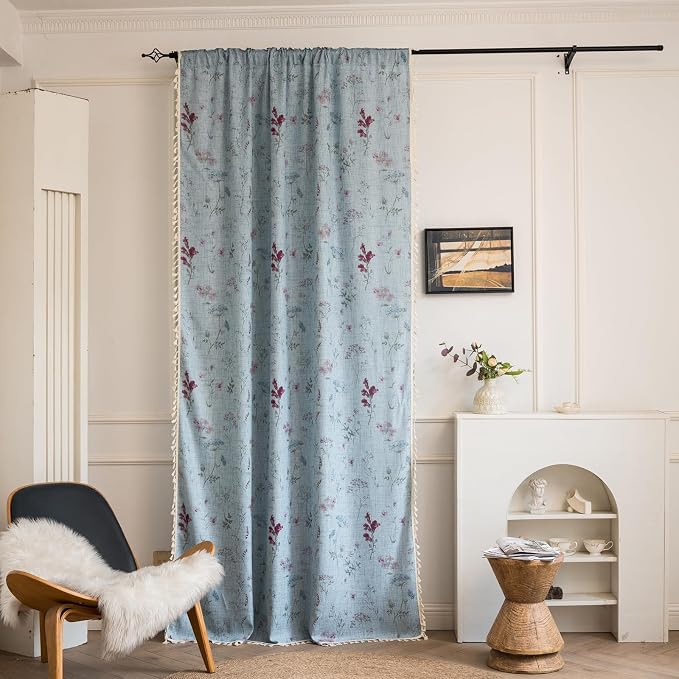 ENJOYBRIDAL Floral 96 Inch Curtains - Image 4